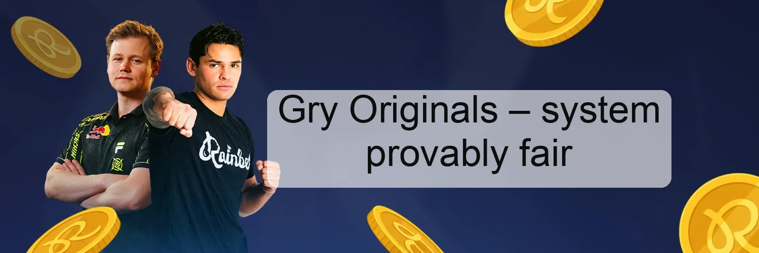 Gry Originals – system provably fair Gry Originals – system provably fair